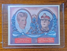Postcard Peronismo Peron Evita Vintage #1