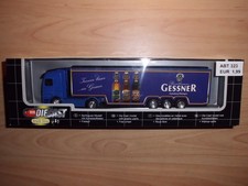 Dickie DDC - Gessner-Brauerei - SZ MB Actros - im Ma&szlig;stab 1:87