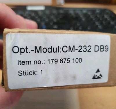 Opt. CM-232 RS232 DB9 Kommunikationsmodul 179675100 179 675 100 53772384