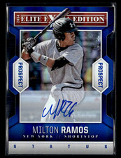 Milton Ramos 2014 Elite Extra Edition Blue Status Die Cut Auto 43/50