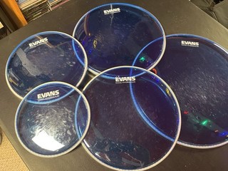 Evans Hydraulic Blue Batter Drum Heads 8 10 12 13 16” sizes