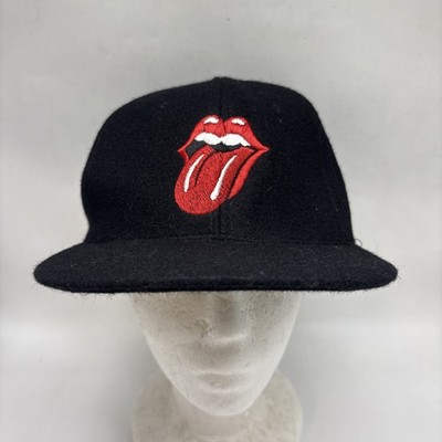  1994 Rolling Stones Voodoo Lounge Tongue Logo Black Snapback Hat
