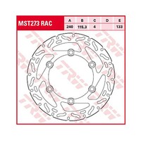 Trw Bremsscheibe (FüR: Honda Vt 125 C2 Shadow JC31 01-05 Vorne )