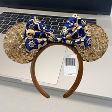 Pirates of the Caribbean Disney Resort Headband Minnie Ears Mickey 2025 NWT
