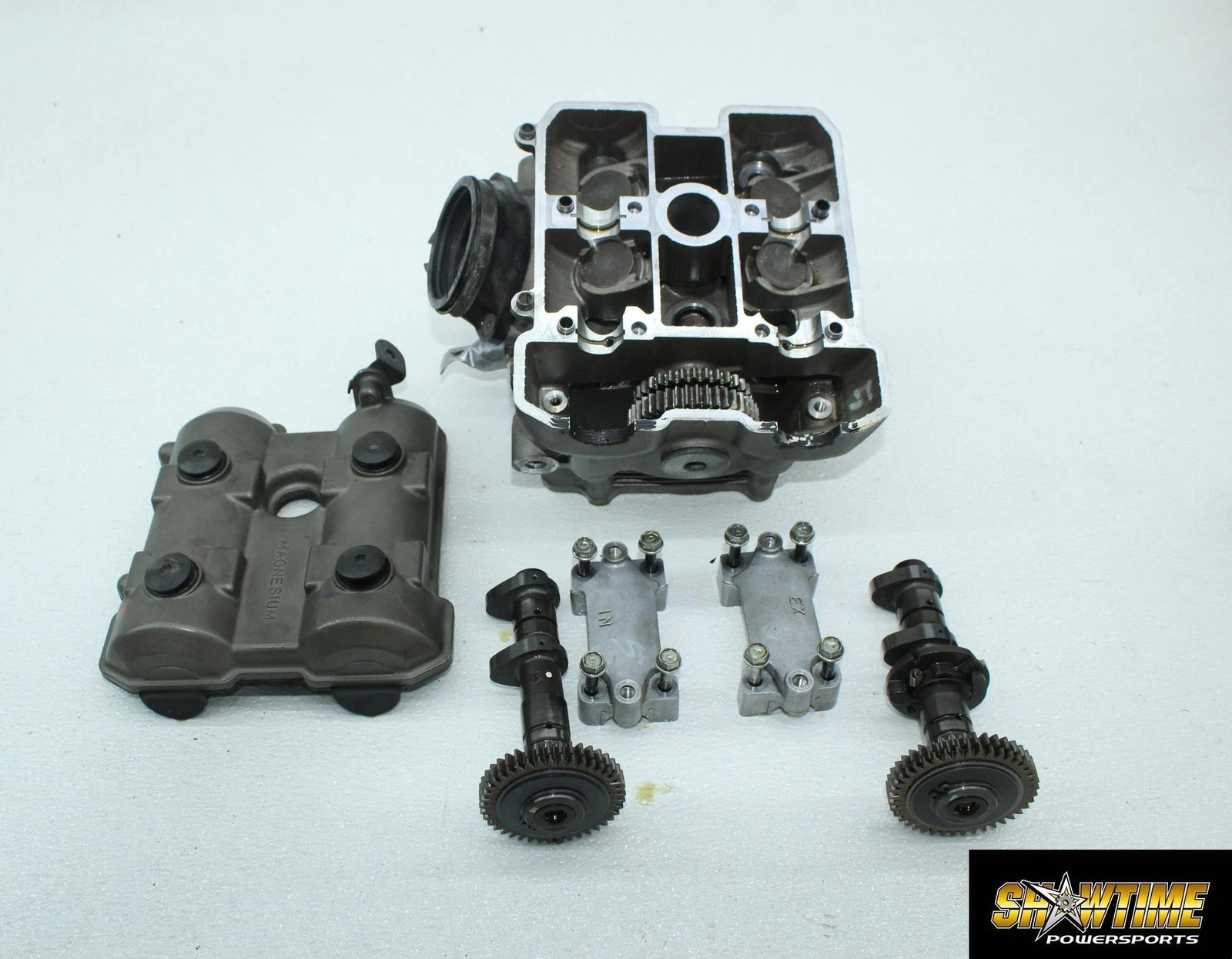 98-03 SUZUKI TL1000R FRONT ENGINE CYLINDER HEAD CAMS VALVES COVER