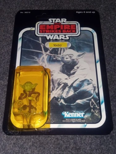 Star Wars ESB Yoda W/Brown Snake/Orange Eyes, Sealed On Card(Read Description)