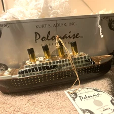 Kurt S Adler Polonaise TITANIC AP941 Komozja Poland Ornament w/ box 7"