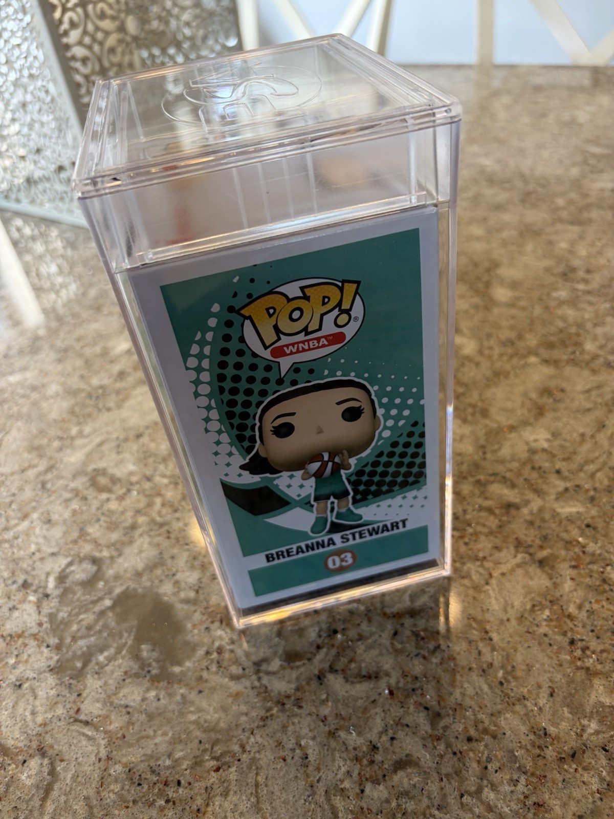 Breanna Stewart Signed Funko Pop 03 PSA/DNA Encapsulation New York Liberty Auto view 4