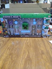 Minecraft Do-It-Yourself 3D Sticker Maker Kit New Factory Sealed