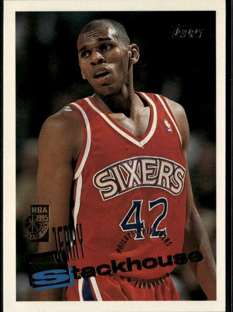 Jerry Stackhouse 1995-96 Topps Philadelphia 76ers Rookie