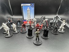 Star Wars WOTC Miniatures Lot Of 21 Empire With Cards Rare, UC, C