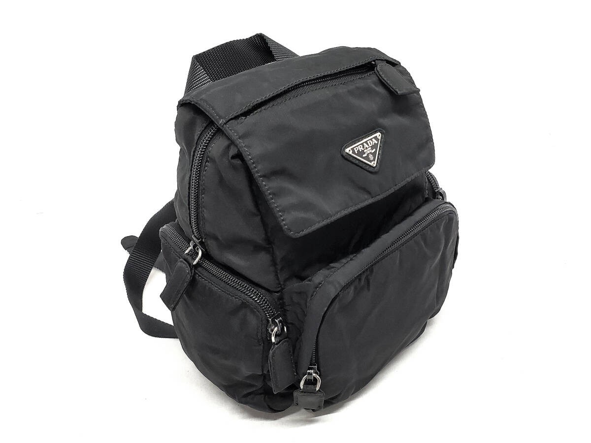 PRADA Mini Backpack Backpack Nylon Black From Jap… - image 1