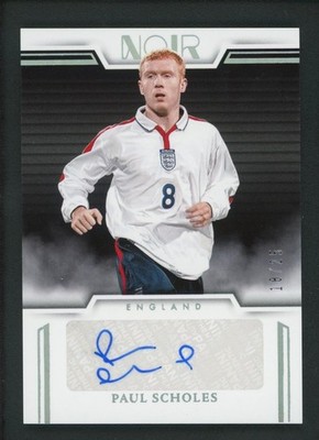 2025-26 PAUL SCHOLES 18/25 AUTO PANINI NOIR ROAD TO FIFA WORLD CUP 26 AUTOGRAPHS