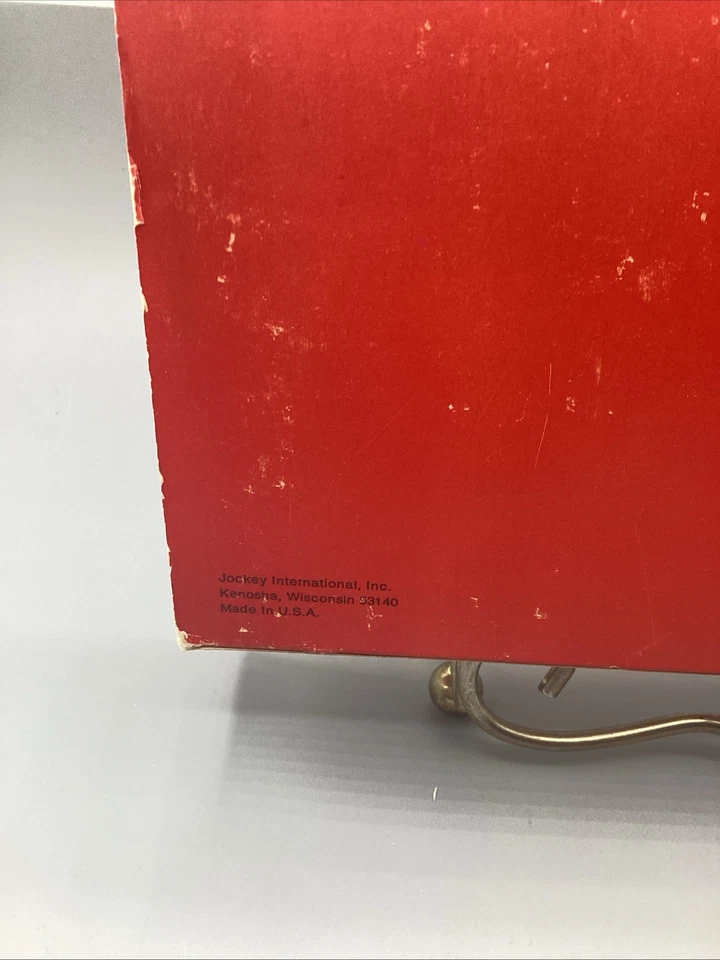 Nuevo de Lote Antiguo Conjunto Ropa Interior Jockey "YOU TURN ME ON" Talla 36 San Valentín *RARO* Foto 3 de 4