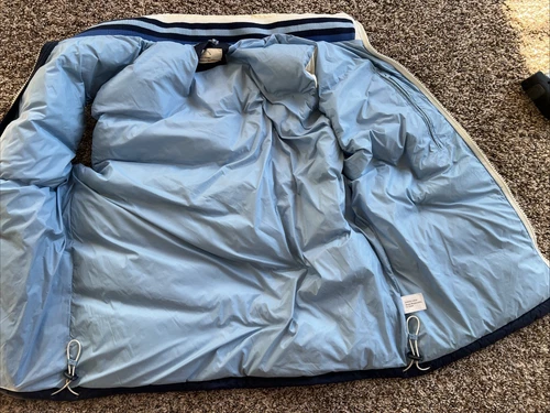 Marine Layer x Lost & Found Sz Medium Whistler Puffer Vest Blue Colorblock Down image 8