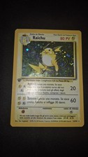 Carta Pokémon Raichu Holo 1 ed prima edizione Set Base 14/102  Ita 