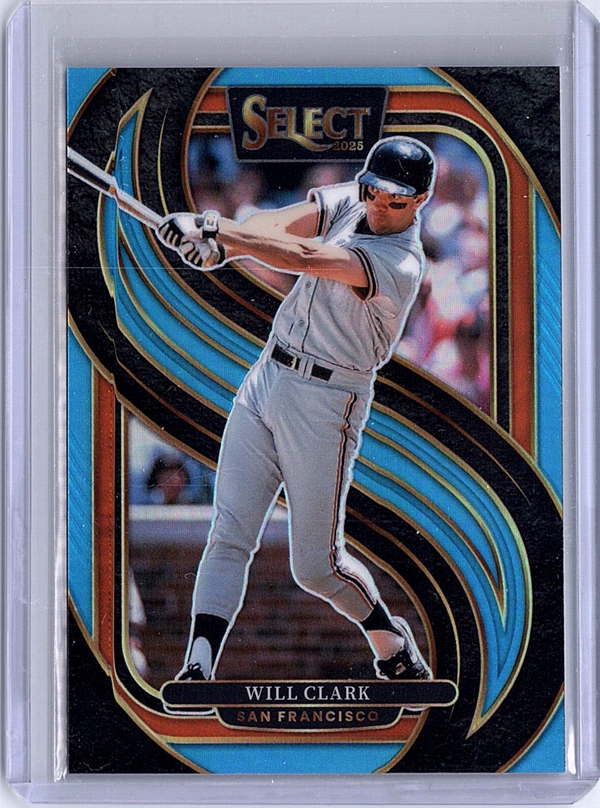 2025 Panini Select #149 Will Clark Blue Prizms #/199