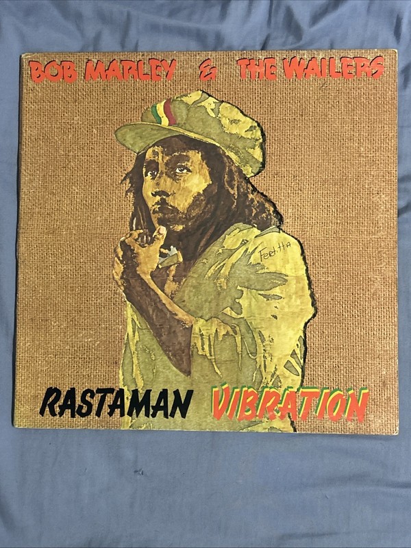 BOB MARLEY RASTAMAN VIBRATION 1976 LP VINYL ALBUM ILPS 9383A FIRST PRESS 