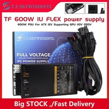600Watt FLEX Power Supply for Mini ITX PC Case, POS AIO System, Support Dual CPU
