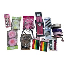 Girls Hair Accessories Lot   Headbands, Flower Clips