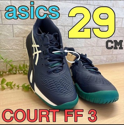 Asics Court FF 3 Herren Tennisschuhe Navy/Grün 29cm Neu Deadstock ohne Karton