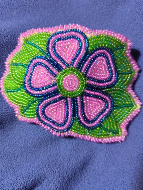 Native American Bead Flower Hair Clip Clasp Barrette Fashion 