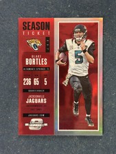 2017 Panini Contenders Optic Red #18 Blake Bortles /199