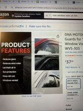 Honda Civic Sedan Window Rain Guards Honda Civic Sedan Window Rain Guards