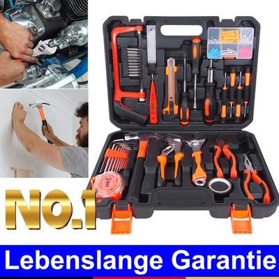 Werkzeug Werkzeugset 102 tlg Werkzeugkoffer Set Werkzeugkiste Werkzeugkasten Neu