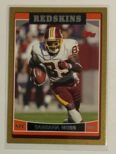 Santana Moss 2006 Topps Gold Parallel /2006 Card #245