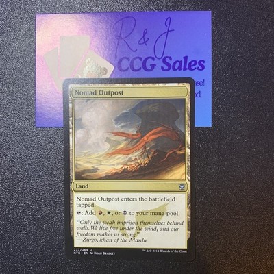 MTG - Nomad Outpost - Khans of Tarkir - Near Mint