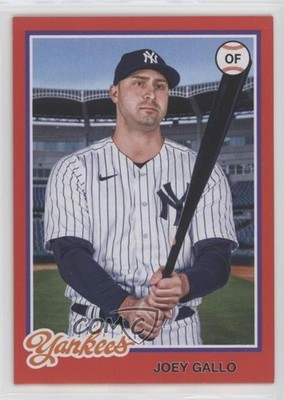 2022 Topps Archives 1978 Topps Design Red 29/75 Joey Gallo #149 03mf