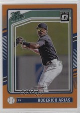 2024 Panini Donruss Optic Rated Prospects Orange Prizm /199 Roderick Arias 0e4z