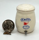Red Wing Dollhouse Miniature Pottery Water Cooler Crock Stoneware Jug 1:12 HTF