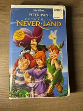 BRAND NEW Peter Pan Return To Never Land (VHS; 2002) Sealed