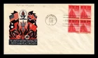 Dr Jim Stamps First Day Cover Nations United For Victory Block Staehle Cachet