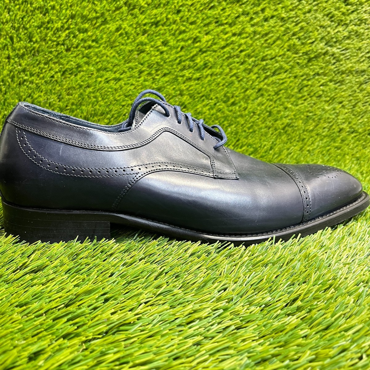 Johnston & Murphy Ellsworth Mens Size 11 Navy Blue Classic  display picture 2