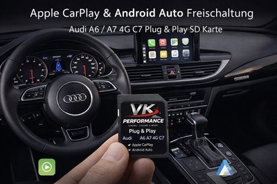 AUDI A6, A7, 4G, C7 MIB2, MHI2 APPLE CARPLAY, ANDROID AUTO FREISCHALTUNG