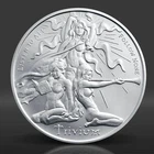 2026 - 1 oz .999 Fine Silver Round Silver Shield Trivium Girls Silver Shield BU