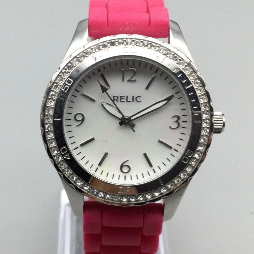 Relic Silicone Band Wristwatches for Women for sale | eBay display picture 1
