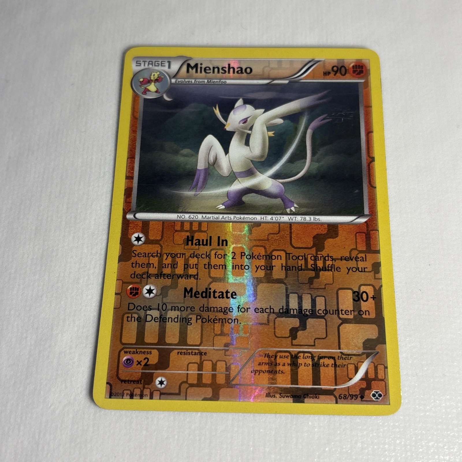 Pokemon - Mienshao - 68/99 - Next Destinies - Reverse Holo