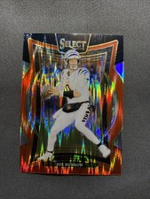 2024 Panini Select - Concourse Joe Burrow #39 Black & Red Shock Prizm