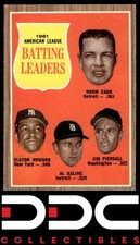 1962 Topps #51 Batting Leaders Elston Howard / Al Kaline Excellent