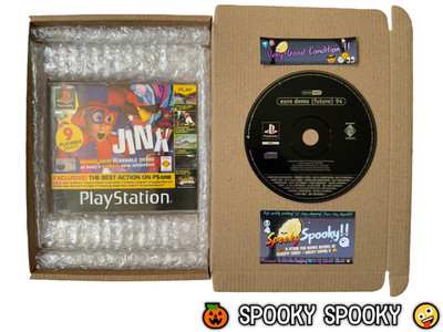 OPSM Demo 94 Jinx SCED-04056 PS1 - UK PAL sehr guter Zustand CIB - Februar 2003 - Tracked
