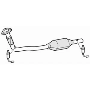 Approved Front Pipe & Catalytic Converter for Vauxhall Zafira 2.2 (2000-2005)