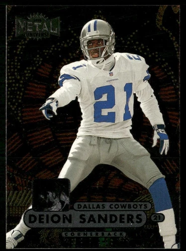 1998 Metal Universe Deion Sanders #50 *A*