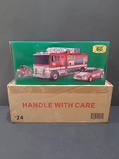 2024 Hess 60th Anniversary  Fire Truck & Fire Chief's Car  (NIB)