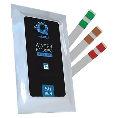WeAQUA Water Hardness Test Kit - DoubleCheck 50 Strips - Hard
