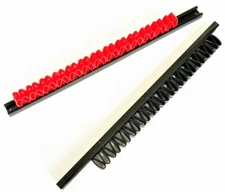 2 GOLIATH INDUSTRIAL 14" RED/BLACK SCREWDRIVER TOOL RACK HOLDER WALL ORGANIZERS
