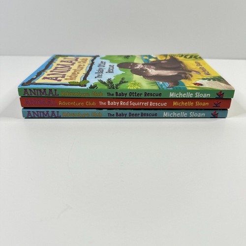 Animal Adventure Club book bundle, 3 book series by Michelle Sloan (Paperback) - Foto 8 di 11